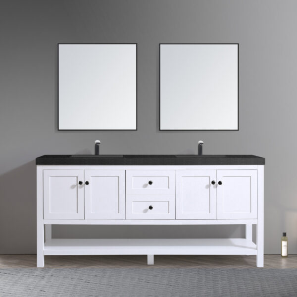 Dowell Topmount Bathroom Resin Basin 000 7322BP-BL