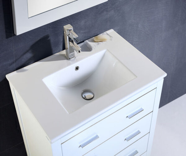 Dowell Topmount Bathroom Ceramic Basin 000 3018BT