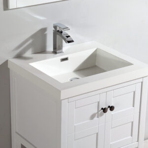 Dowell Topmount Bathroom Resin Basin 000 2522BP