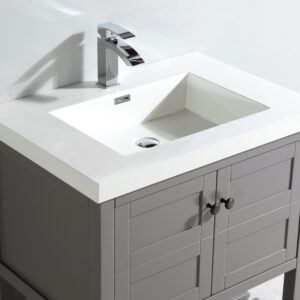 Dowell Topmount Bathroom Resin Basin 000 3122BP