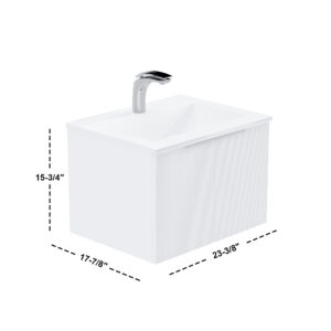 Dowell Topmount Bathroom Ceramic Basin 000 2418B