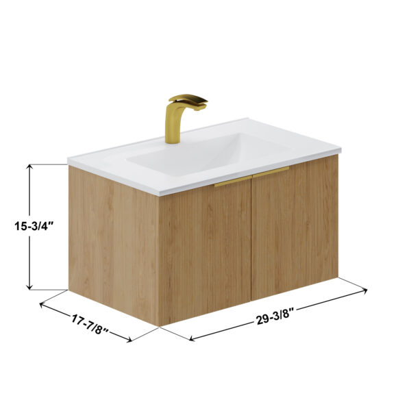 Dowell Topmount Bathroom Ceramic Basin 000 3018B