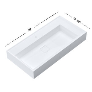 Dowell Wall Mounted Bathroom Sink 070 3618