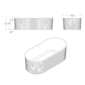 Dowell Freestanding bathtubs-081 6731 01