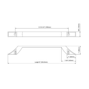 Dowell Handle 3004 160 02