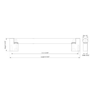 Dowell Handle 3005 160 02