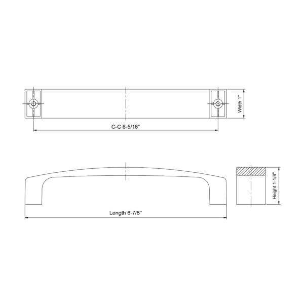 Dowell Handle 3006 160 02