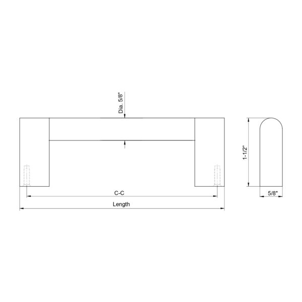 Dowell Handle 3061 160 04