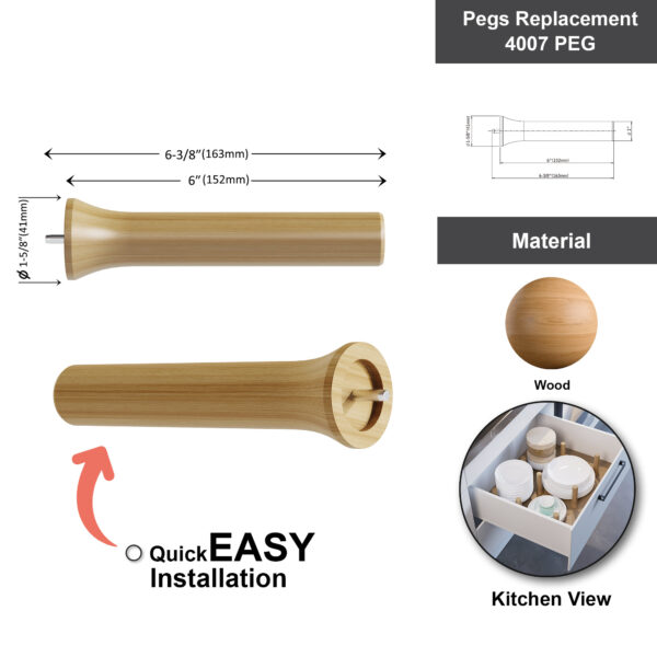 Dowell Pegs Replacement-4007 PEG