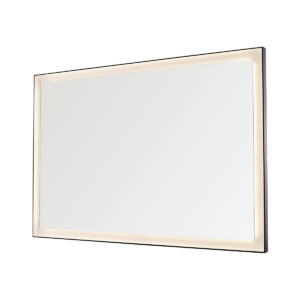 Dowell Black Alu Frame Mirror 5005 4831