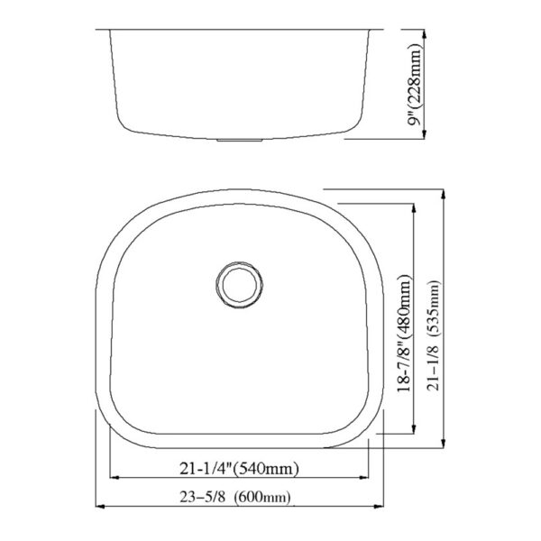 Dowell Undermount Kitchen Sinks Undermount Series 6001 2320