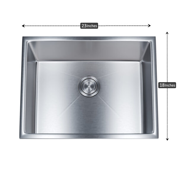 Dowell Undermount Kitchen Sinks Handcrafted Small-Radius Corner (R10) Series 6005 2318