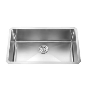 Dowell Undermount Kitchen Sinks Handcrafted Small-Radius Corner Series-6008 3018