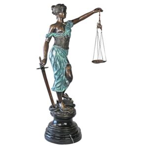 Design Toscano AA5075 35 Inch Giant Themis Blind Justice Statue - Bronze