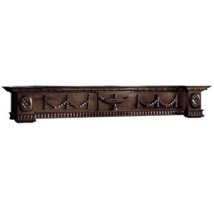 Design Toscano AF5023 79 1/2 Inch Dunbridge Soupiere Mantle Pediment