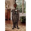 Design Toscano AF8089 18 Inch Evenswood Manor Winged Lion Pedestal