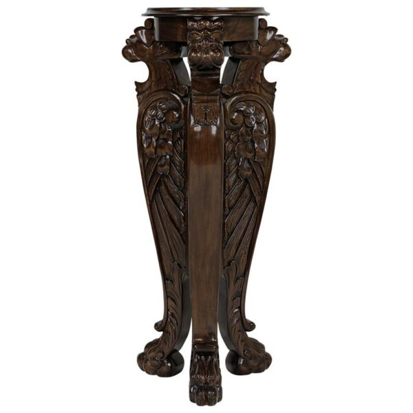 Design Toscano AF8089 18 Inch Evenswood Manor Winged Lion Pedestal