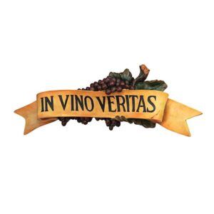 Design Toscano AH22245 23 Inch In Vino Veritas Plaque