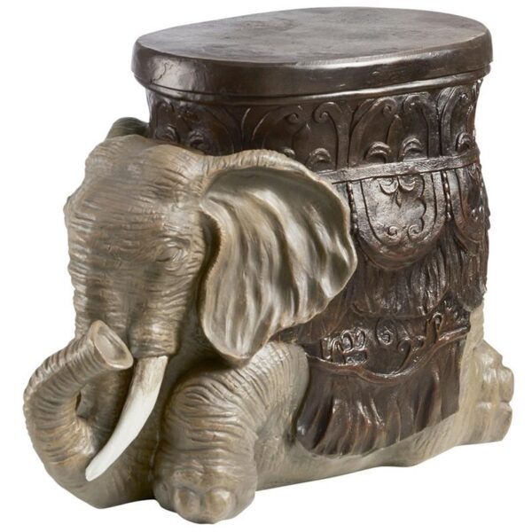 Design Toscano AH225765 20 1/2 Inch Sultans Elephant Table