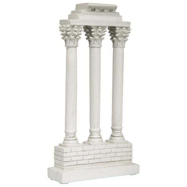 Design Toscano AH22818 7 Inch Temple of Castor and Pollux Column Straight