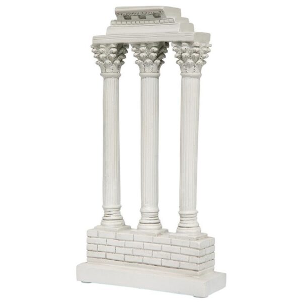 Design Toscano AH22818 7 Inch Temple of Castor and Pollux Column Straight