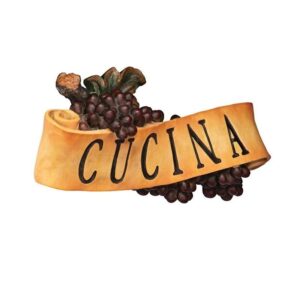 Design Toscano AH231114 14 1/2 Inch Cucina Plaque