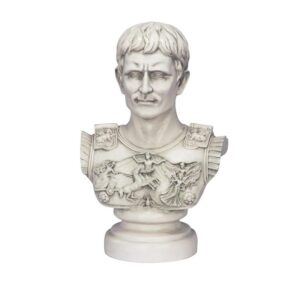 Design Toscano AH250835 10 1/2 Inch Caesar Primaporta Bust