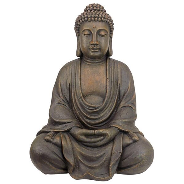 Design Toscano AL1614 18 1/2 Inch Medium Buddha of the Grand Temple