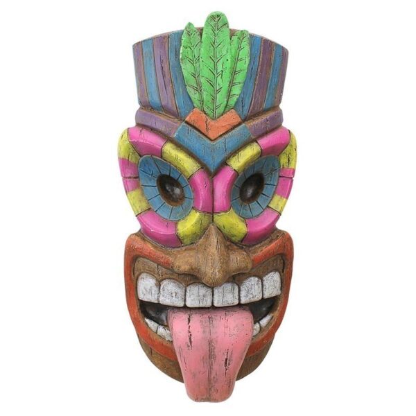 Design Toscano AL1864 7 1/2 Inch Maika I Ole Tiki Face Plaque