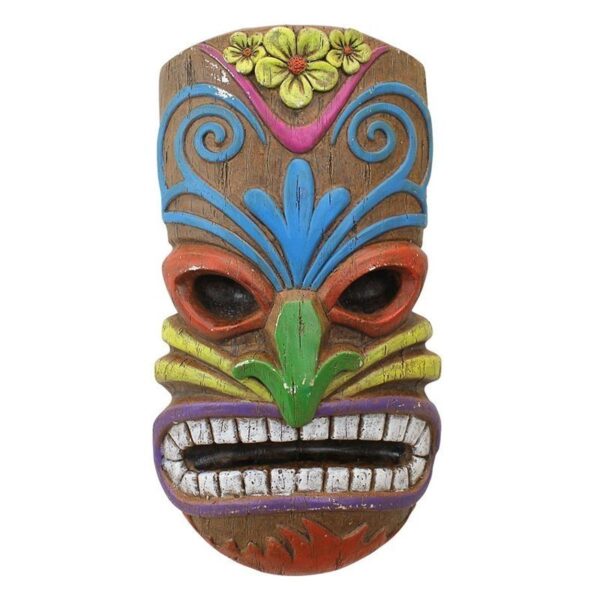 Design Toscano AL1865 7 Inch Hoaloha Tiki Face Plaque