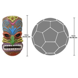 Design Toscano AL1865 7 Inch Hoaloha Tiki Face Plaque