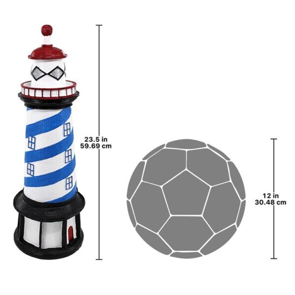 Design Toscano AL20501 8 Inch Maritime Point Lighthouse Statue