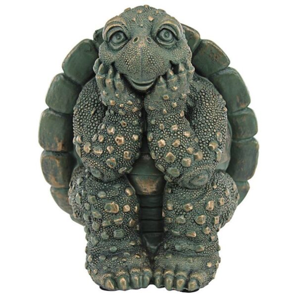 Design Toscano AL20505 6 Inch Thinker Turtle Statue