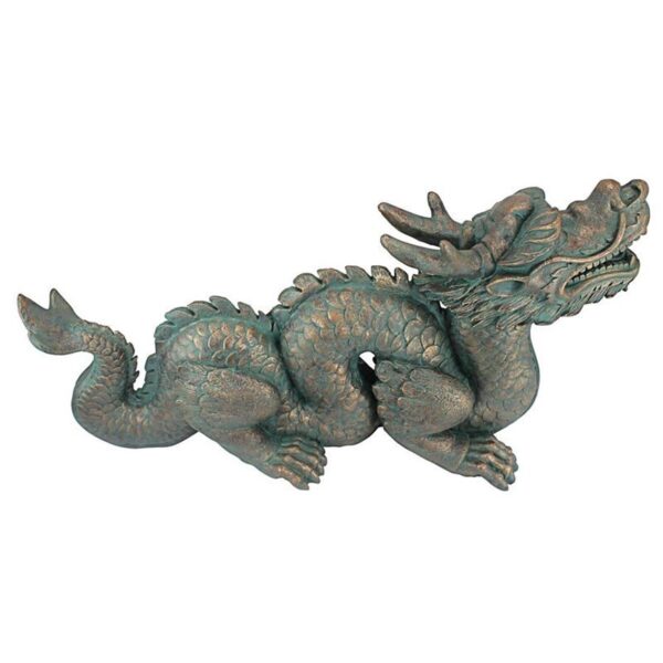 Design Toscano AL25253 29 1/2 Inch Large Asian Dragon of the Great Wall