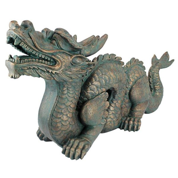 Design Toscano AL25253 29 1/2 Inch Large Asian Dragon of the Great Wall