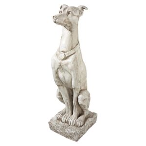 Design Toscano AL32920 8 1/2 Inch Art Deco Whippet Sentinel Statue