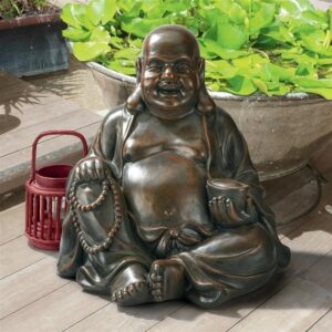 Design Toscano AL38249 18 1/2 Inch Large Laughing Buddha Statue