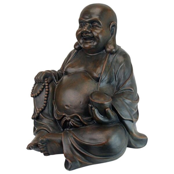 Design Toscano AL38249 18 1/2 Inch Large Laughing Buddha Statue