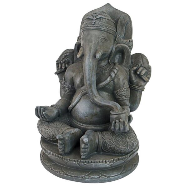 Design Toscano AL59037 7 1/2 Inch Greystone Lord Ganesha Statue