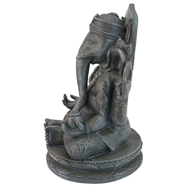 Design Toscano AL59037 7 1/2 Inch Greystone Lord Ganesha Statue