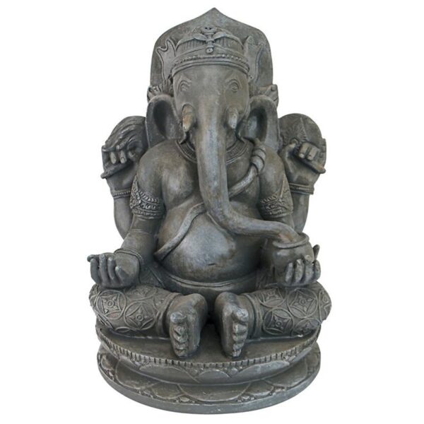 Design Toscano AL59037 7 1/2 Inch Greystone Lord Ganesha Statue