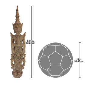 Design Toscano AL60293 5 1/2 Inch Standing Thai Teppanom Statue