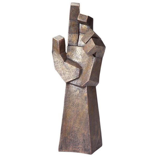 Design Toscano AL62360 8 Inch Freedom Rising Modern Cubist Hand Statue