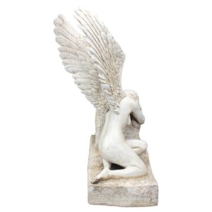 Design Toscano AL90178 16 1/2 Inch Hunger of Heart Break Angel Statue