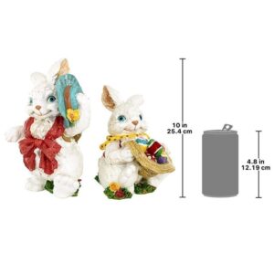 Design Toscano AL920507 6 Inch Constance and Mortimer Easter Bunnies