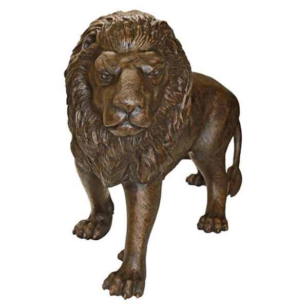 Design Toscano AS221551 48 Inch Guardian Lion Left Foot Forward