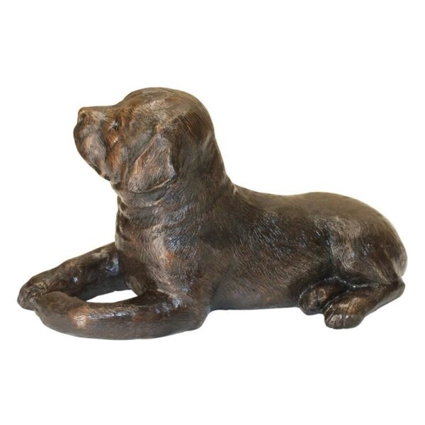 Design Toscano AS23751 15 Inch Labrador Puppy Dog Statue - Bronze