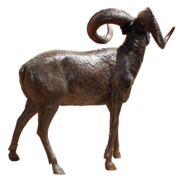 Design Toscano AS25194 46 Inch Big Horn Sheep Statue - Bronze