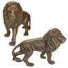 Design Toscano AS922155 48 Inch Guardian Lion Statues, Set of 2 - Bronze