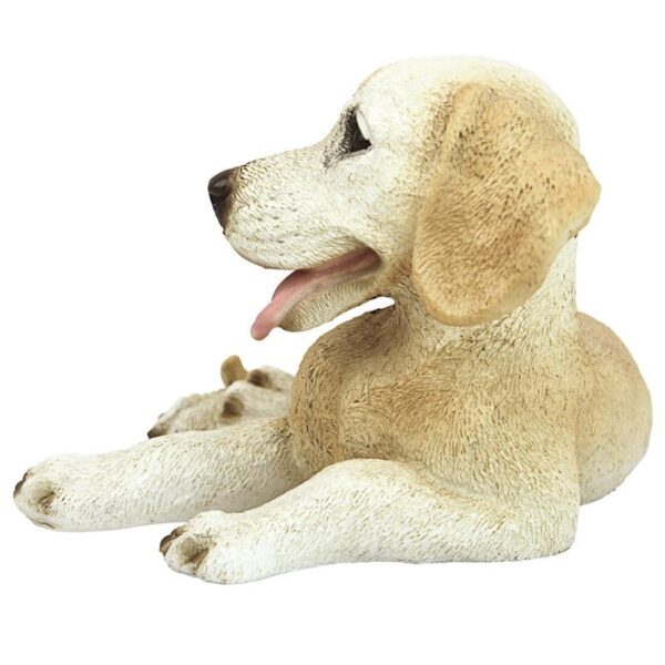 Design Toscano CF2449 10 Inch Labrador Puppy Statue - Yellow